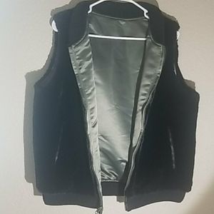 Two-way Reversible Fluffy Vest